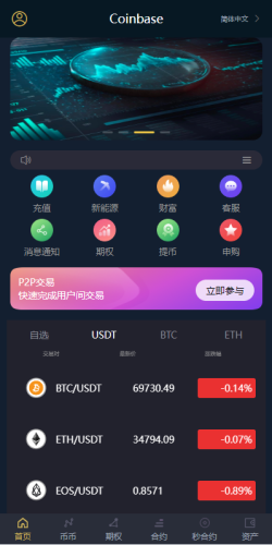 【商业代售】多语言交易所系统/秒合约/期权/合约/新币申购/投资理财